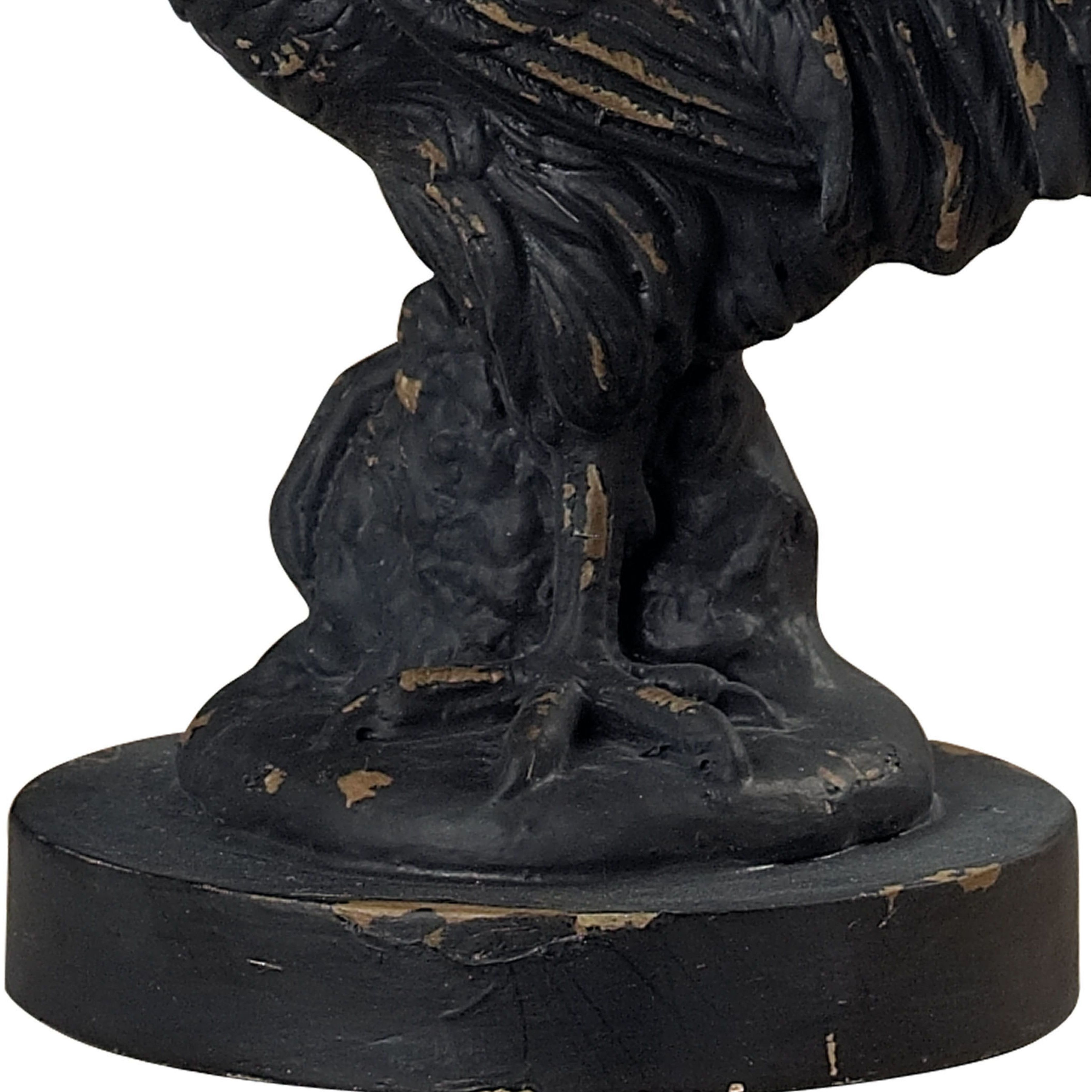 Braysford 15 inch 15 watt Antique Black Table Lamp Portable Light