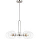 Codyn 5 Light 26 inch Brushed Nickel Chandelier Ceiling Light