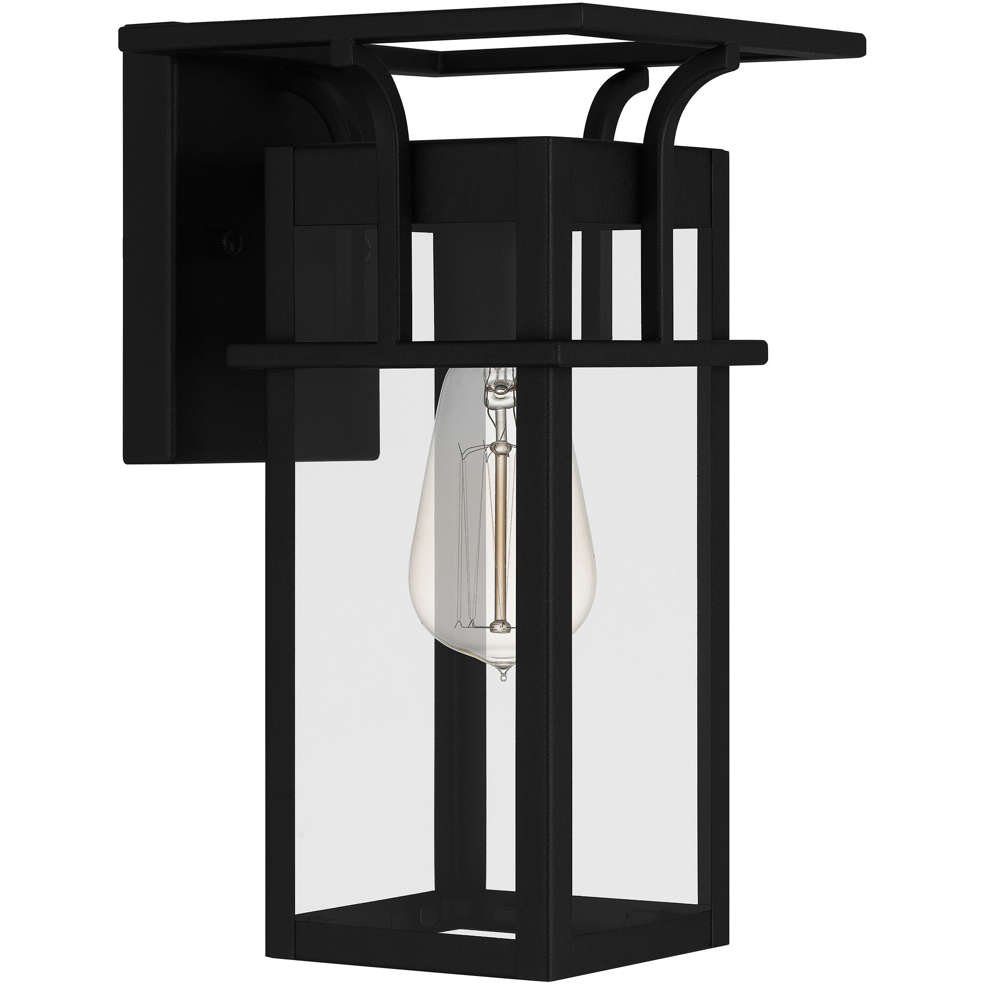 Markley 1 Light 12 inch Earth Black Outdoor Wall Lantern
