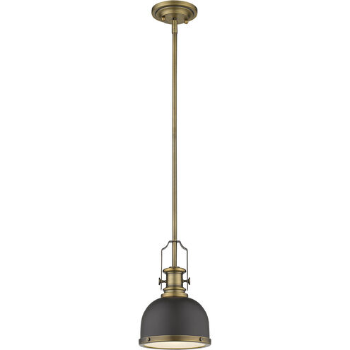 Melange 1 Light 8.25 inch Pendant