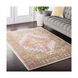 Germili 34 X 24 inch Coral/Beige/Bright Yellow/Camel/Dark Brown Rugs, Polyester