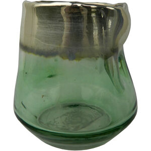 Transparent 4.30 inch  X 4.00 inch Candle & Holder