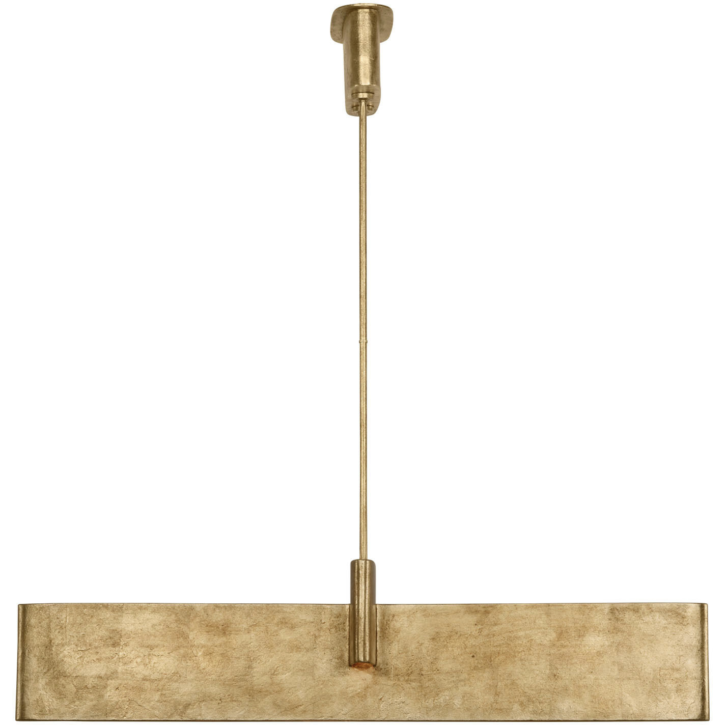 Kelly Wearstler Lotura LED 48 inch Museum Gild Intersecting Linear Pendant Ceiling Light