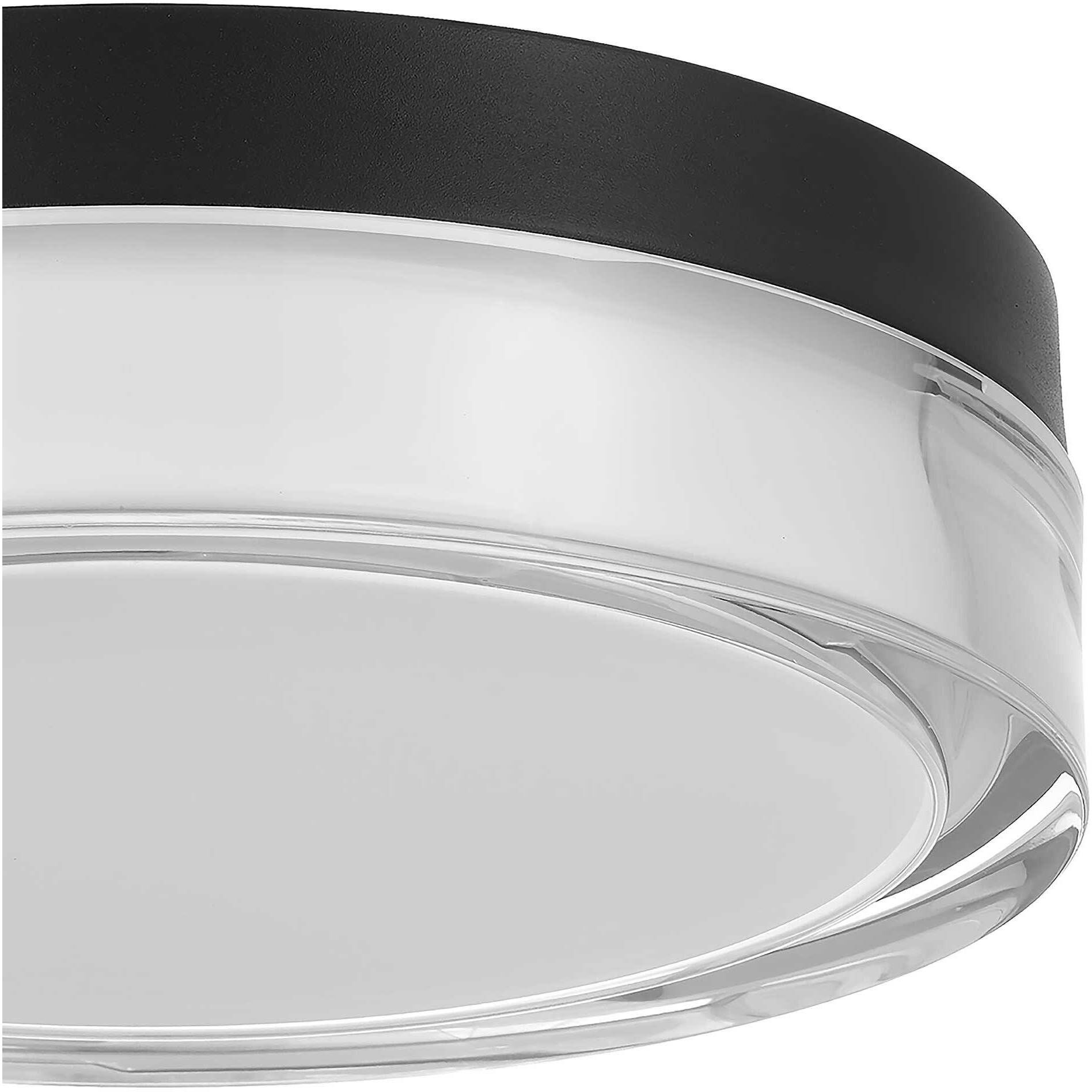 Sunspot LED 9 inch Sand Black Outdoor Flush Mount
