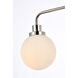 Hanson 3 Light 28 inch Polish Nickel Bath Sconce Wall Light