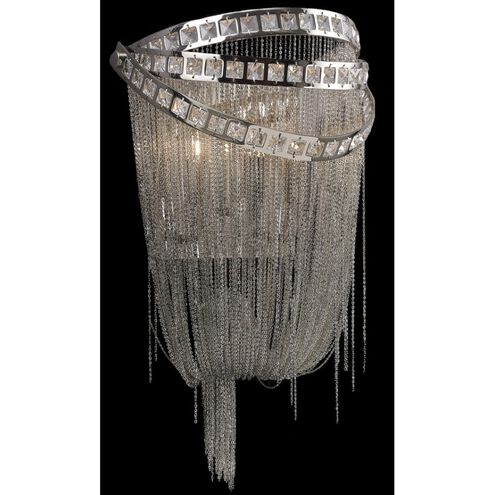 Wilshire Blvd. Wall Sconce Wall Light in Polished Nickel