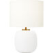 Hable Fanny 22.63 inch 9 watt Matte White Ceramic Table Lamp Portable Light