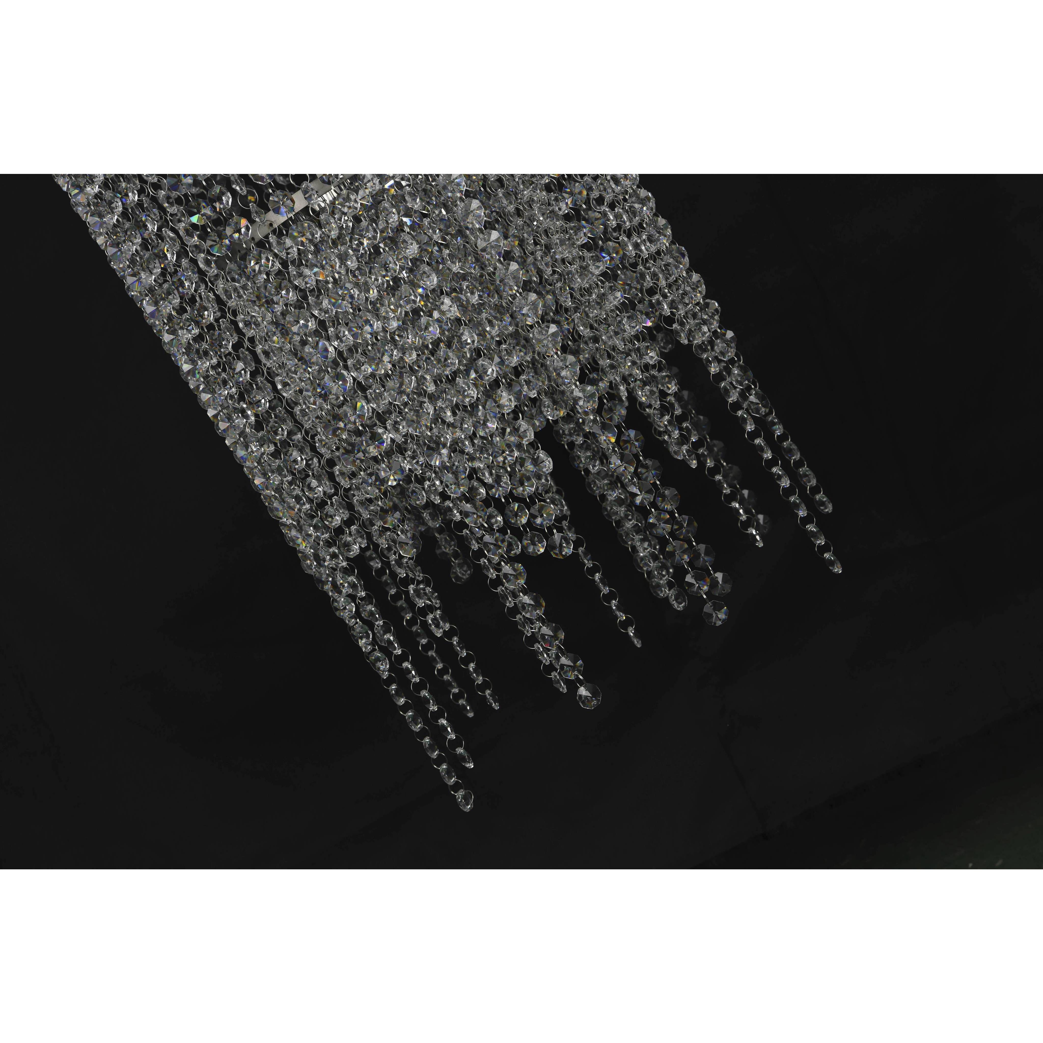 Canada 24 Light 25.6 inch Chrome Chandelier Ceiling Light