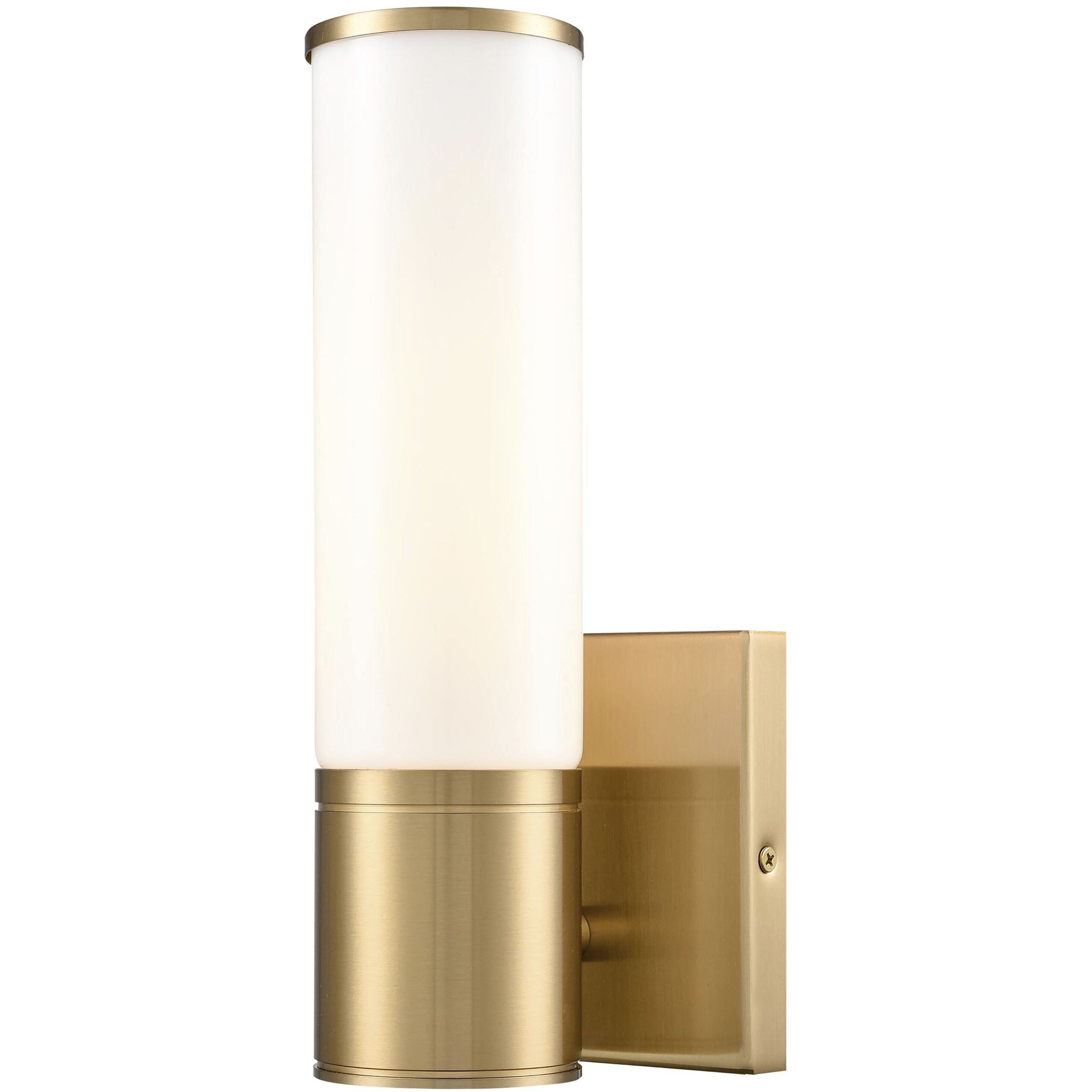 Jonathan 1 Light 4.75 inch Satin Brass Vanity Light Wall Light
