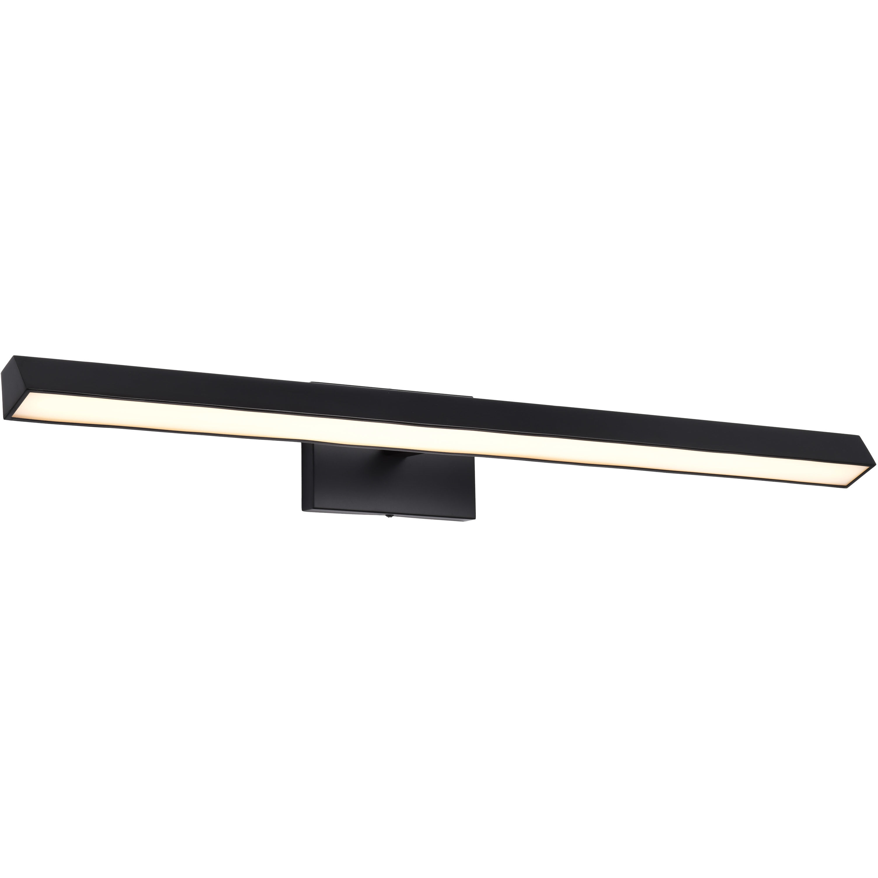 Mila LED 35.8 inch Black Vanity Wall Light