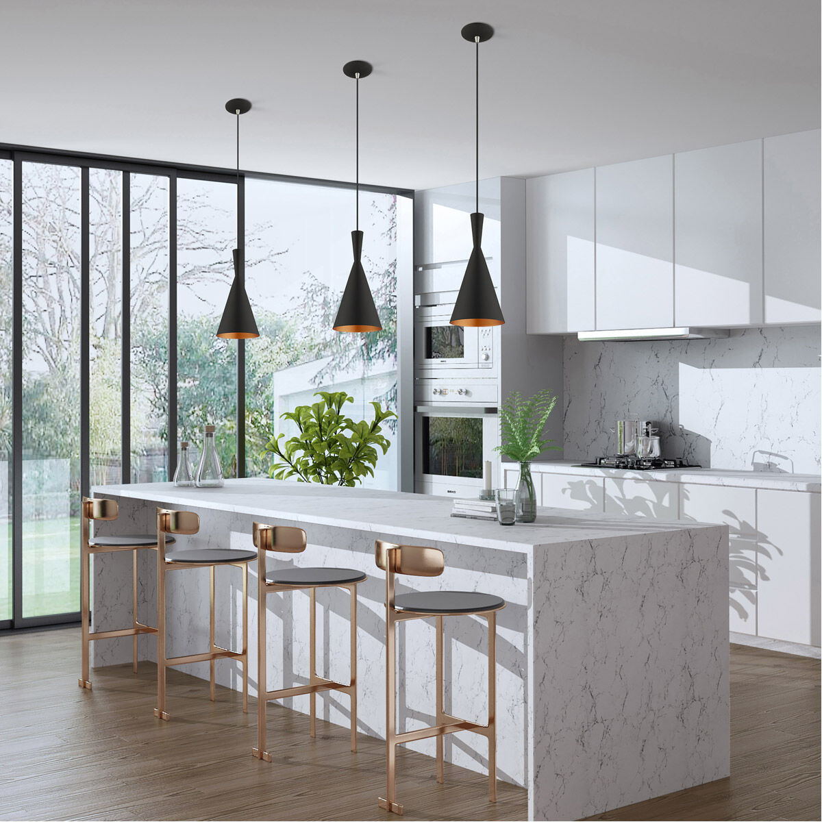 Allison 1 Light 7 inch Black Mini Pendant Ceiling Light