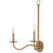 Saxon 2 Light 19.75 inch Saddle Tan Wall Sconce Wall Light