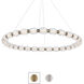 Forever Seduction LED 34.38 inch Polished Nickel Pendant Ceiling Light, Circular