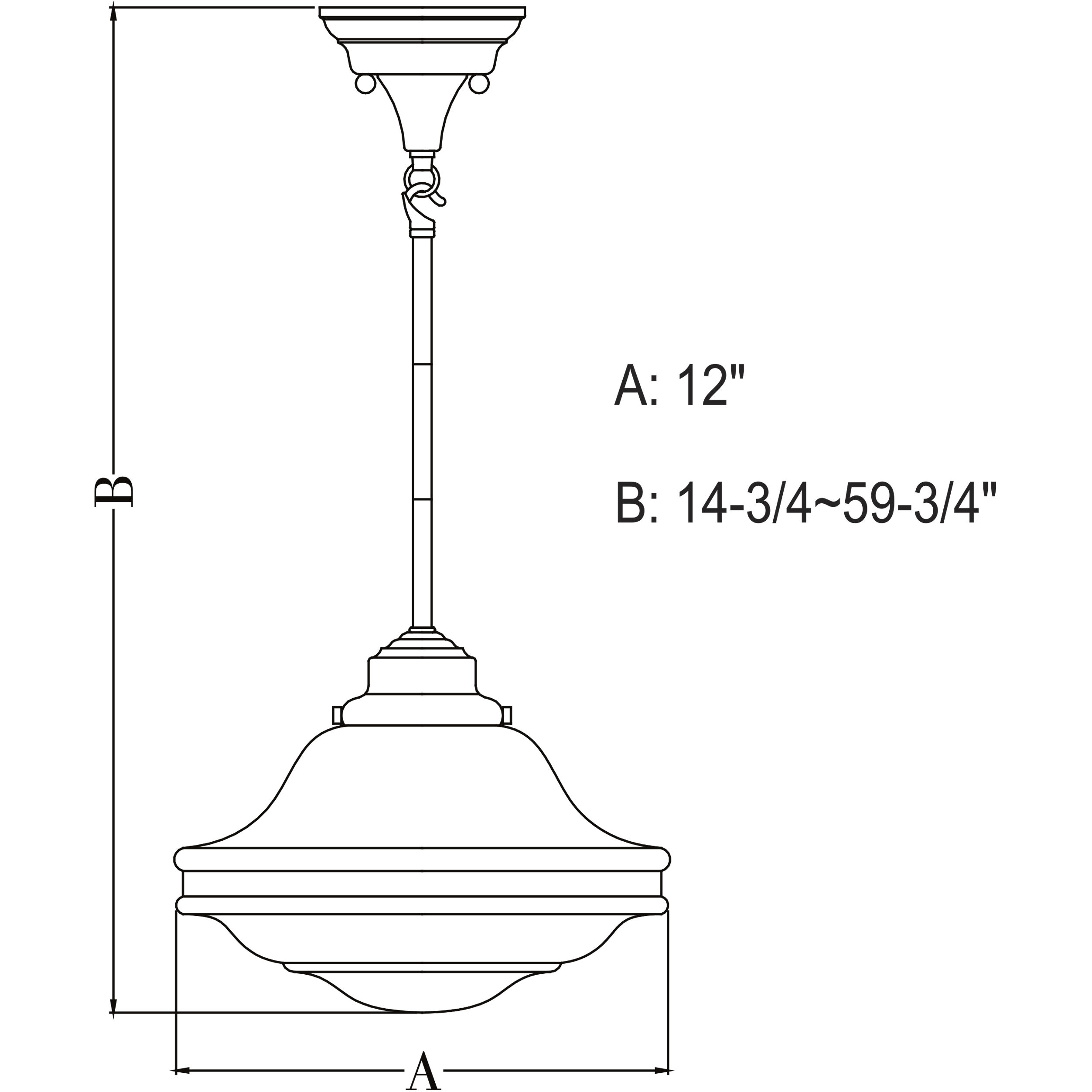 Huntley LED 12 inch Satin Nickel Pendant Ceiling Light