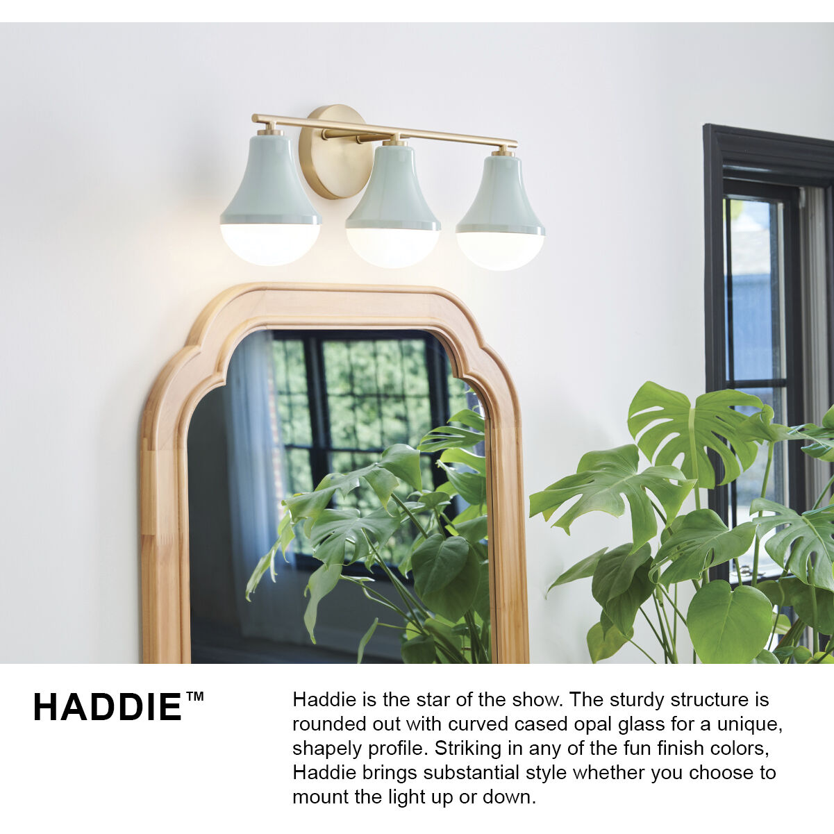 Haddie LED 14.5 inch Seafoam Bath Light Wall Light