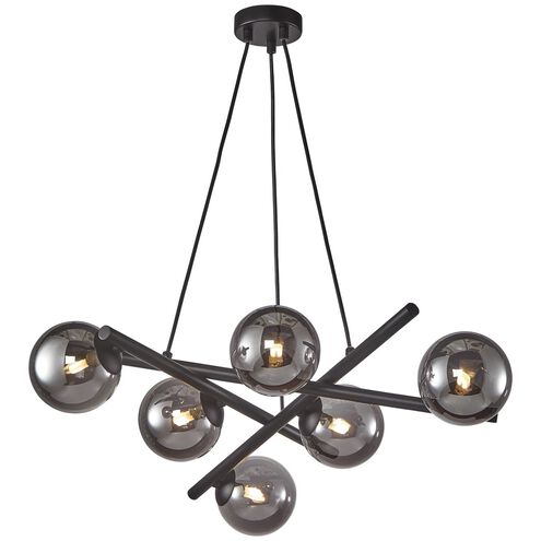 Modena LED 28 inch Black Chandelier Ceiling Light