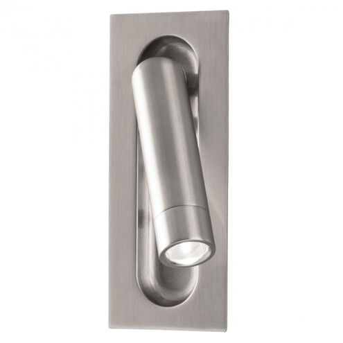 Scope Reading Light Wall Light in Brushed Nickel, dweLED