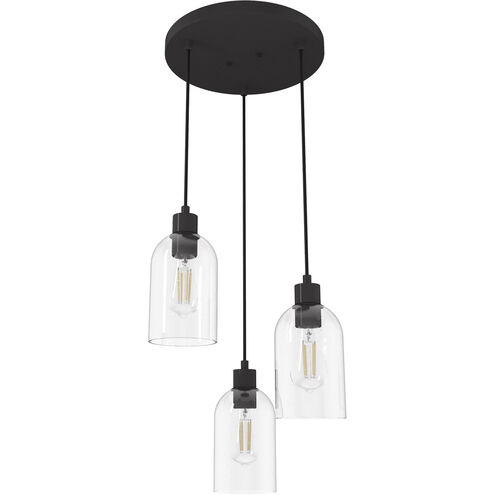 Lochemeade 3 Light 15 inch Noble Bronze Cluster Pendant Ceiling Light