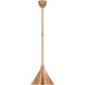 Thomas O'Brien Academy Barn Light LED 12.5 inch Soft Copper Conical Savannah Pendant