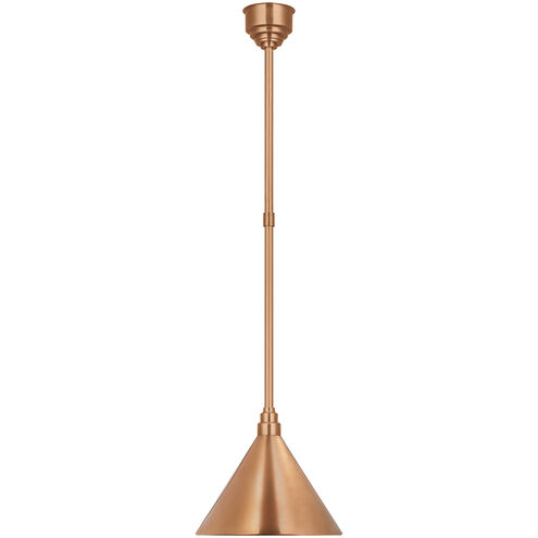 Thomas O'Brien Academy Barn Light LED 12.5 inch Soft Copper Conical Savannah Pendant