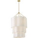 Gwen 9 Light 27 inch Lacquered Brass Chandelier Ceiling Light