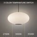 Illusion 1 Light 22.13 inch Black Pendant Ceiling Light in 3500K