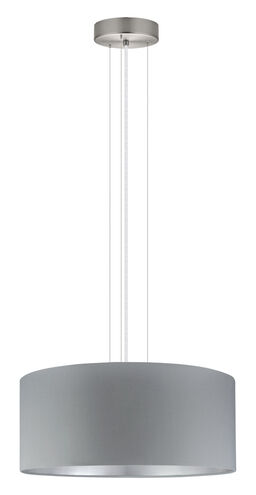 Maserlo 3 Light 20.87 inch Satin Nickel Pendant Ceiling Light