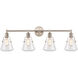 Luna LED 40 inch Satin Nickel Bath Vanity Light Wall Light