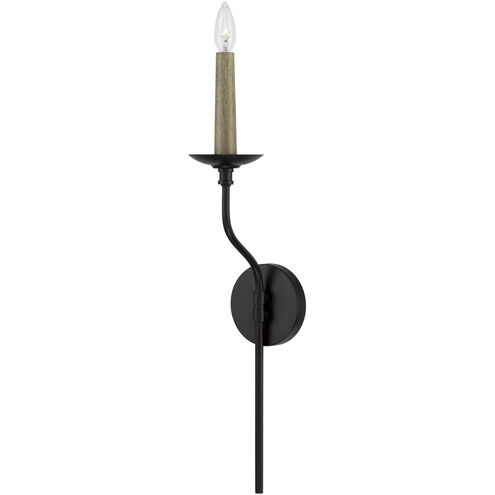 Wilder 1 Light 5 inch Matte Black Sconce Wall Light