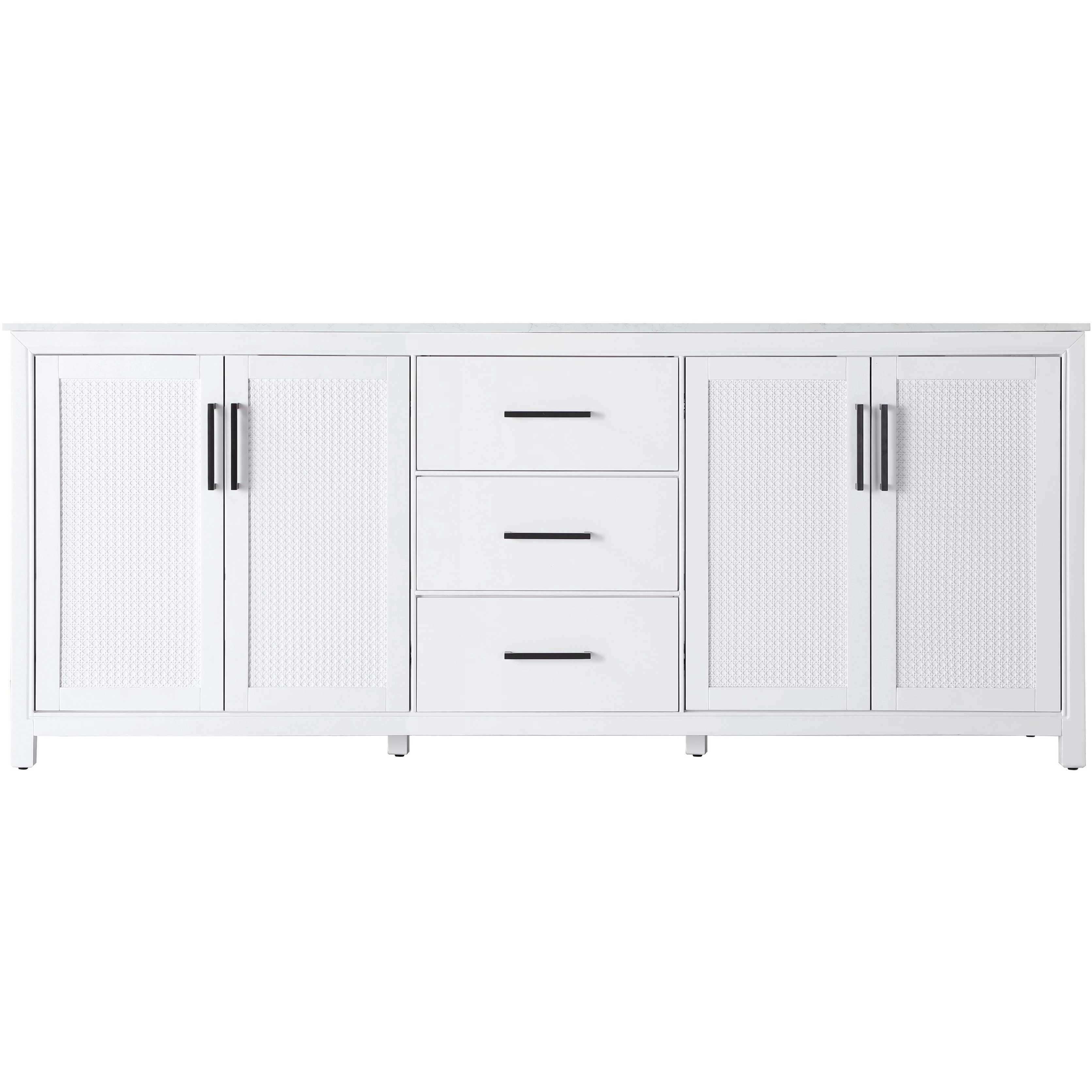 Alina 84 X 34 inch White Bathroom Vanity Cabinet