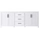 Alina 84 X 34 inch White Bathroom Vanity Cabinet