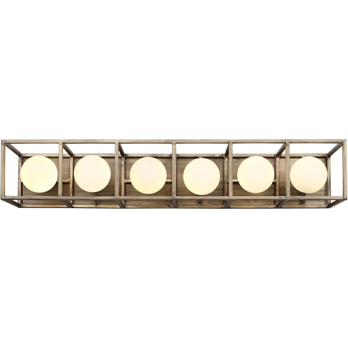 Plaza LED 28.38 inch Havana Gold and Carbon Bath Vanity Wall Light