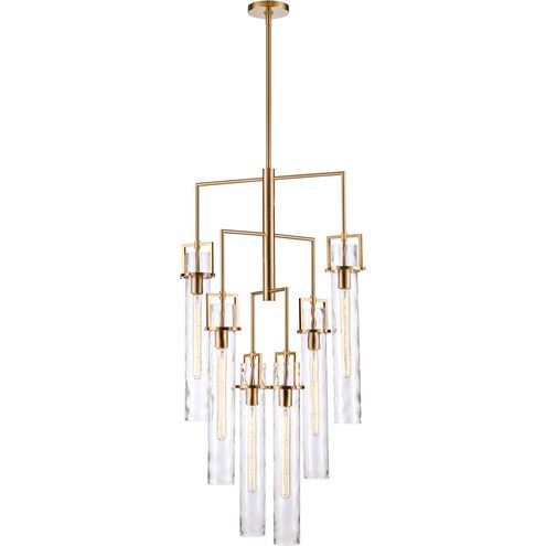 Jayden 6 Light 24.25 inch Lacquered Gold Chandelier Ceiling Light