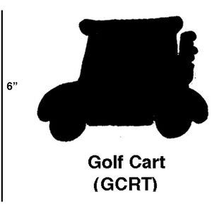 Golf Cart Copper Cookie Cutters