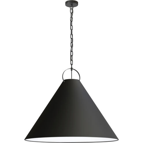 Princeton 1 Light 32 inch Matte Black Pendant Ceiling Light