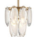 Curiosity 1 Light 9 inch White with Aged Brass Mini Pendant Ceiling Light