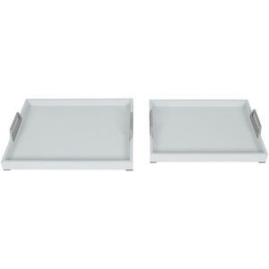 Perry Whisper Blue and White Tray