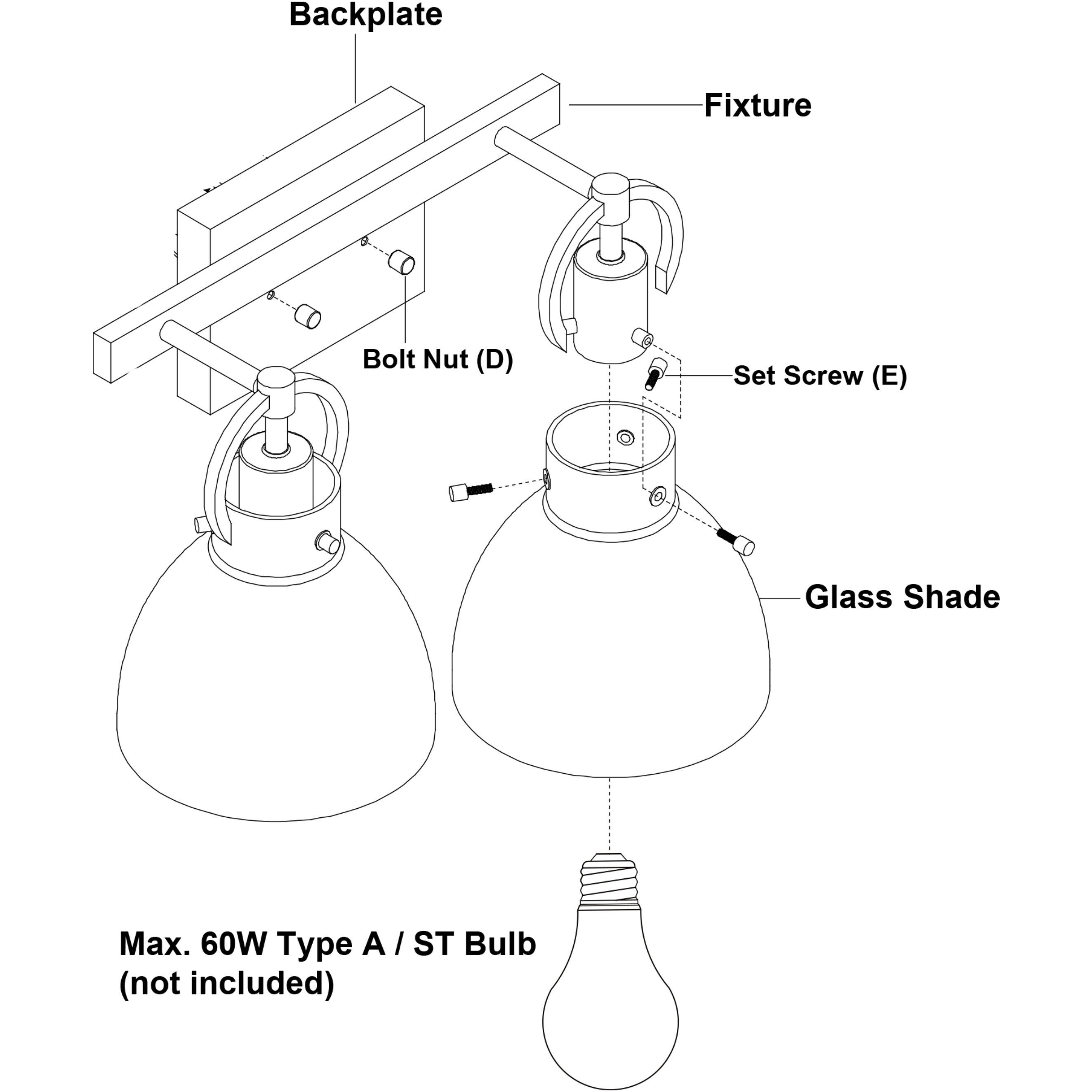Ogden LED 16.5 inch Matte Black Bathroom Light Wall Light in 2