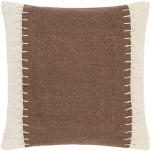 Niko 20 X 20 inch Dark Brown Pillow Kit, Square