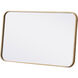 Evermore 30 X 18 inch Brass Mirror 