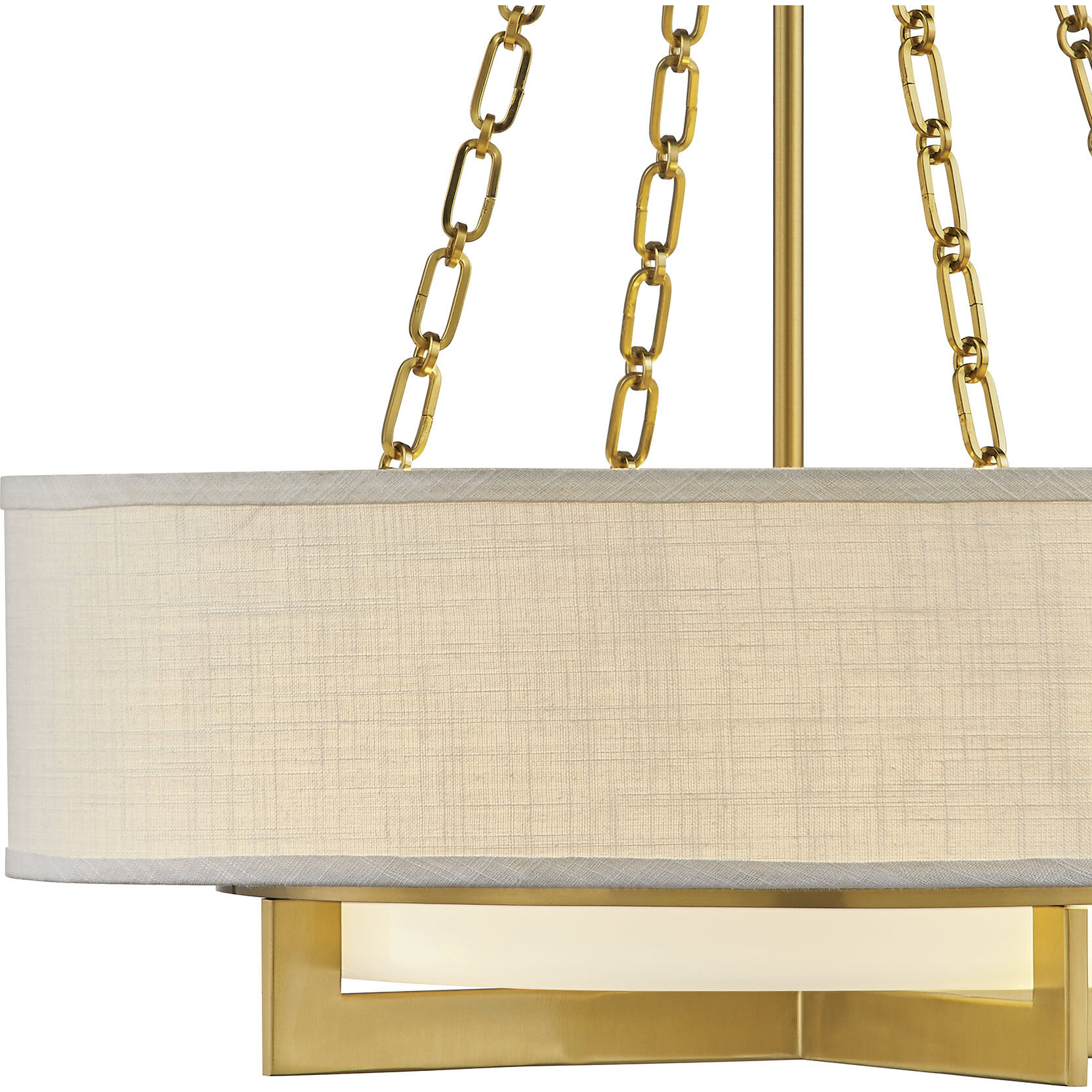 Brentwood 4 Light 24 inch Warm Brass Pendant Ceiling Light