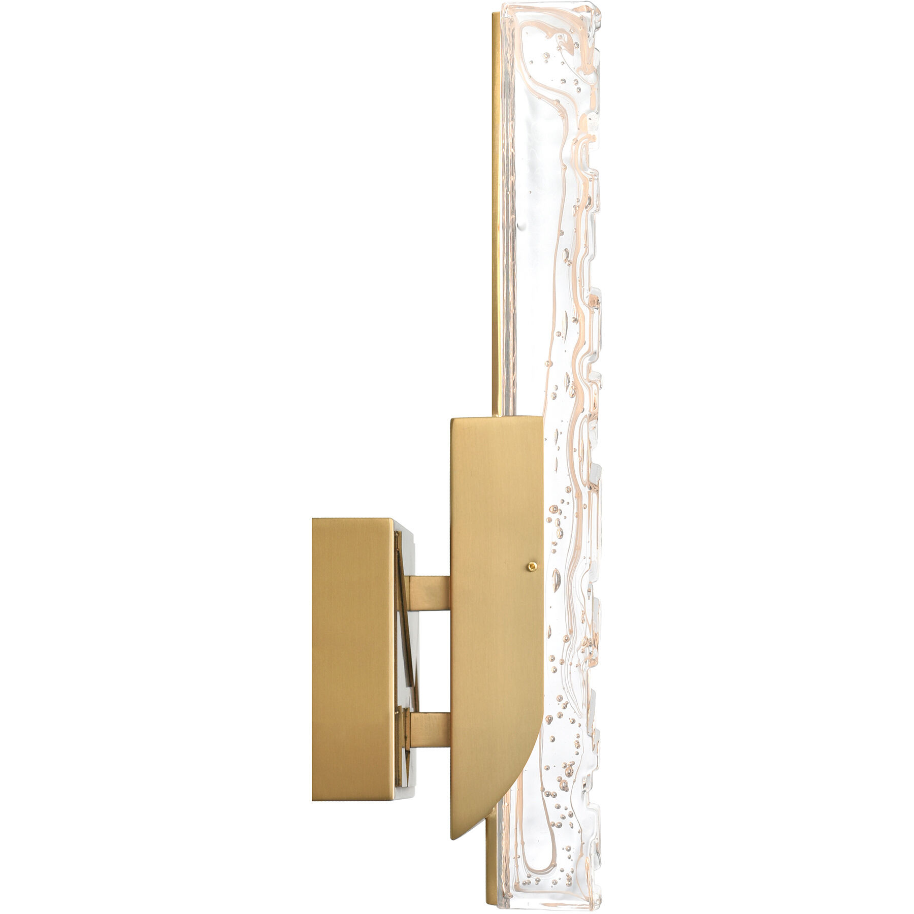 Valira LED 4.3 inch Brass Wall Light