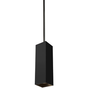 Sean Lavin Exo LED 5.2 inch Black Pendant Ceiling Light in 12 inch, LED 90 CRI 2700K, 20 Degree, Matte Black/Black, Integrated LED
