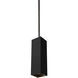 Sean Lavin Exo LED 5.2 inch Black Pendant Ceiling Light in 12 inch, LED 90 CRI 2700K, 20 Degree, Matte Black/Black, Integrated LED