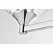 Foster 3 Light 25 inch Chrome Bath Sconce Wall Light