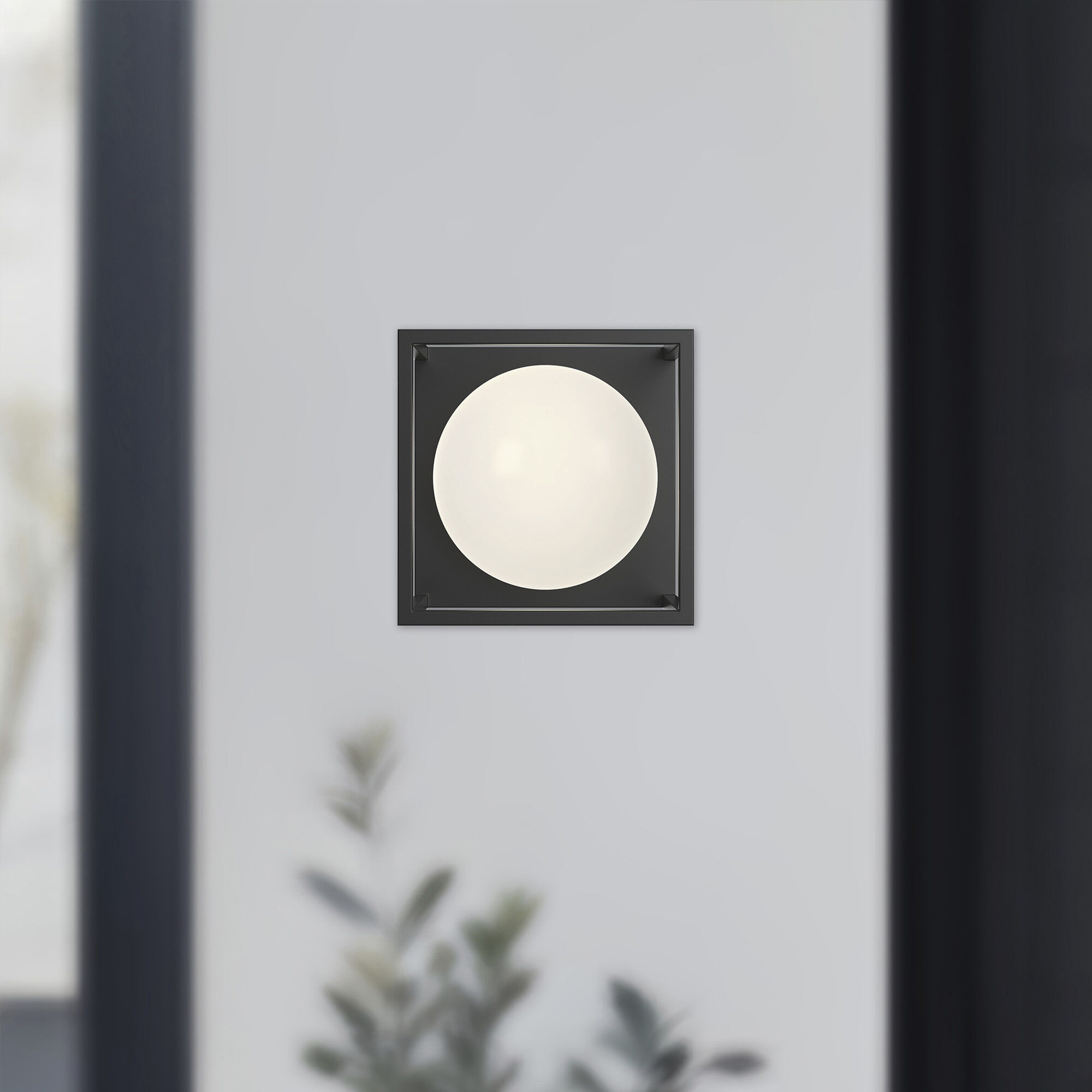 Alora Mood Amelia 1 Light 6.38 inch Black Exterior Wall Sconce