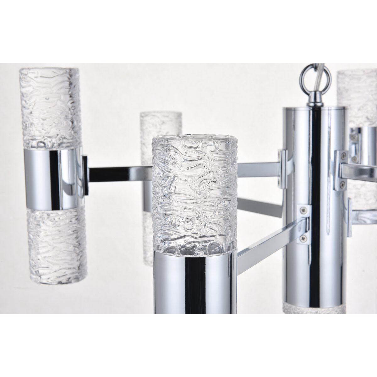 Vega LED 26 inch Chrome Pendant Ceiling Light