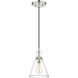 Harper 1 Light 8 inch Polished Nickel Pendant Ceiling Light