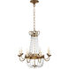 Chapman & Myers Paris Flea Market 8 Light 24 inch Antique-Burnished Brass Chandelier Ceiling Light, Medium