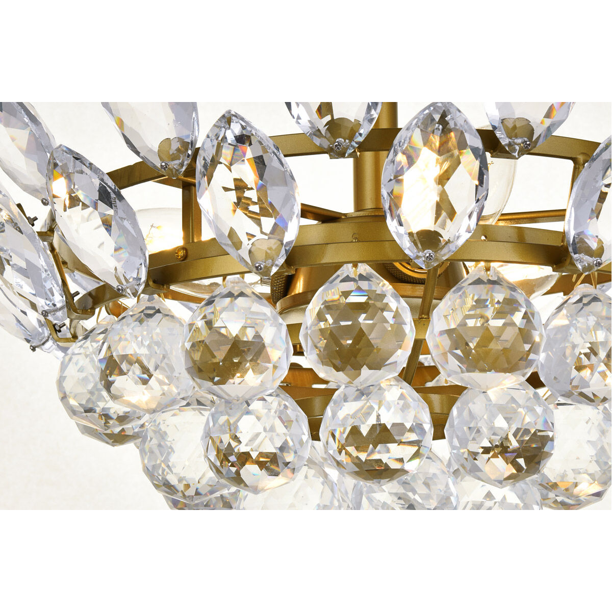 Emilia 3 Light 14 inch Brass Pendant Ceiling Light